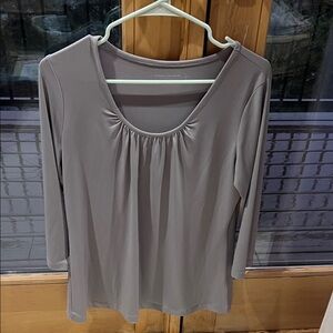 Susan Graver 3/4 sleeve top size Small